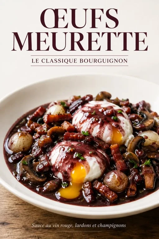Recette des œufs meurette à la Brasserie des Halles Dijon