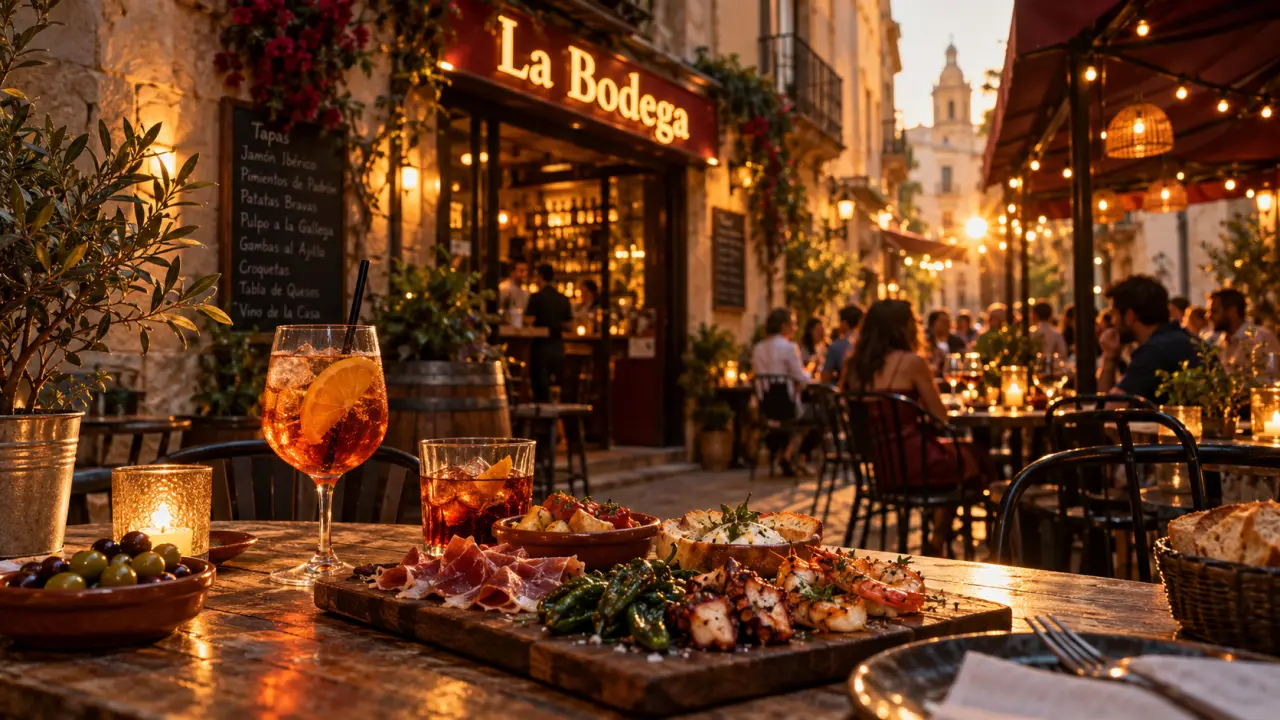 Bodega les halles dijon, bar à tapas en golden hour