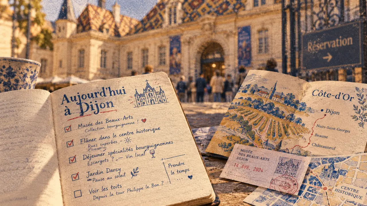 Sorties dijon et alentours : carnet et carte de Côte-d’Or
