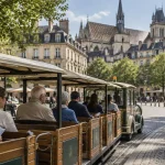 Visiter Dijon en petit train : voyageurs, ticket 9 € et départ à vérifier